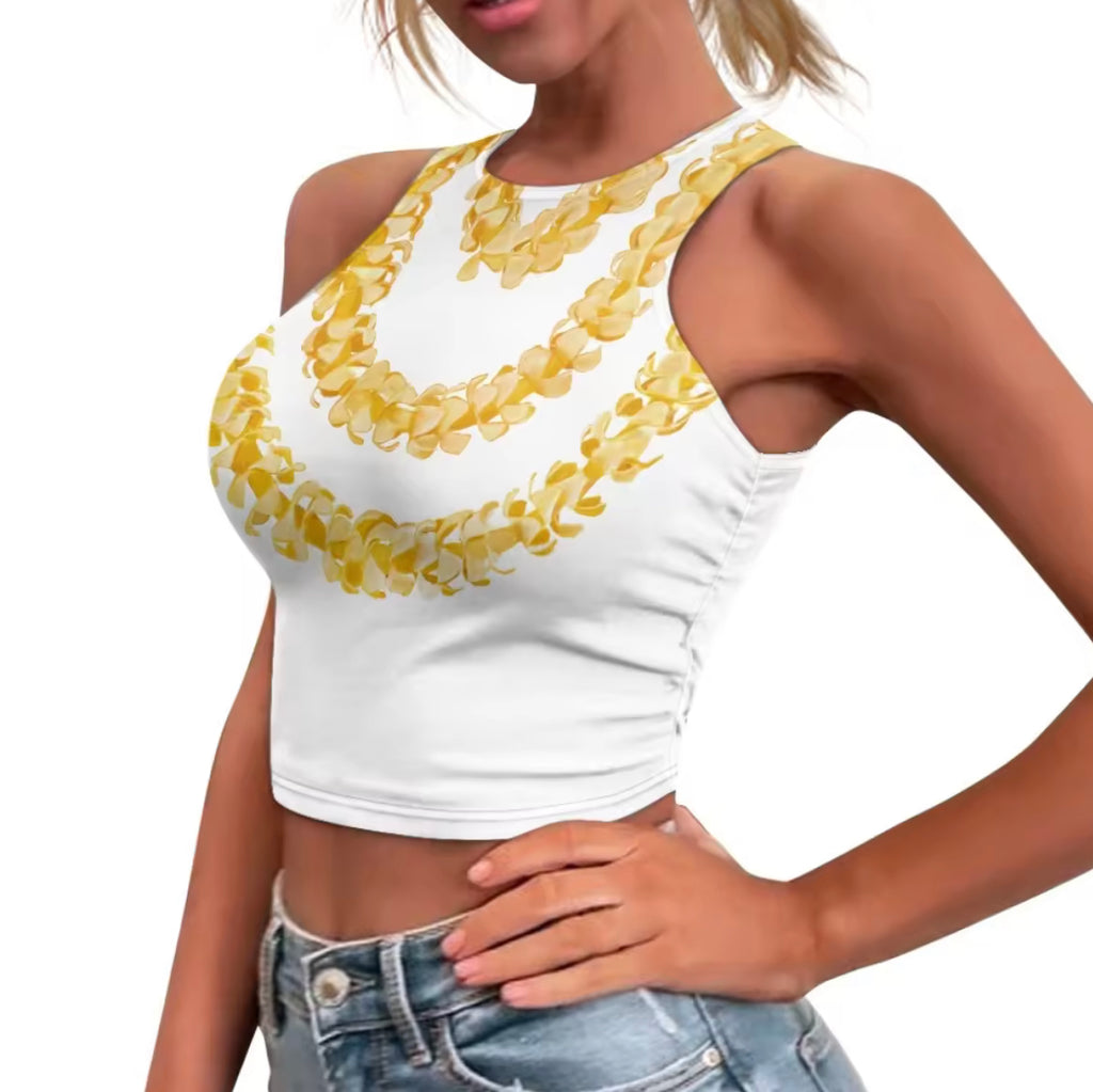 Lei’d Cropped Tank