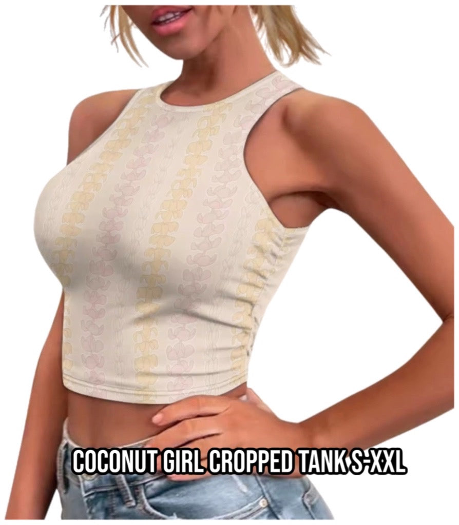 Coconut Girl Cropped Tank